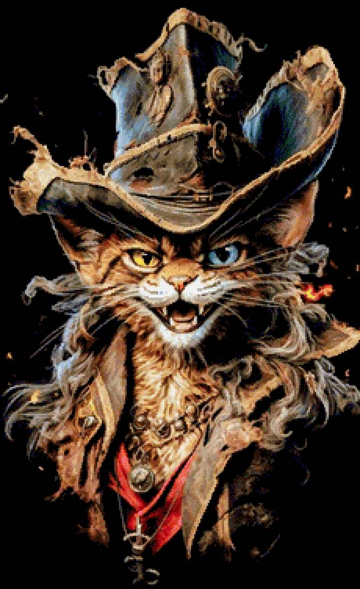 Кошки - пират - предпросмотр