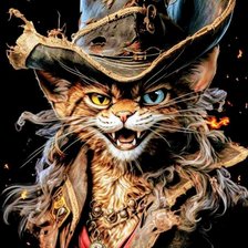 Схема вышивки «Кошки»