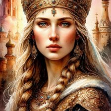 Схема вышивки «Русь -матушка»