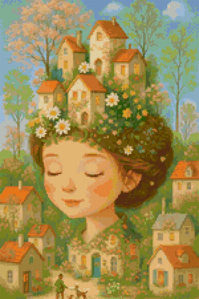 دختر رویایی - دختر،رویا ،بهار - предпросмотр