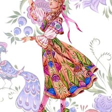 Русские ремесла. Городецкая роспись.