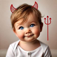 Схема вышивки «Чертёнок»