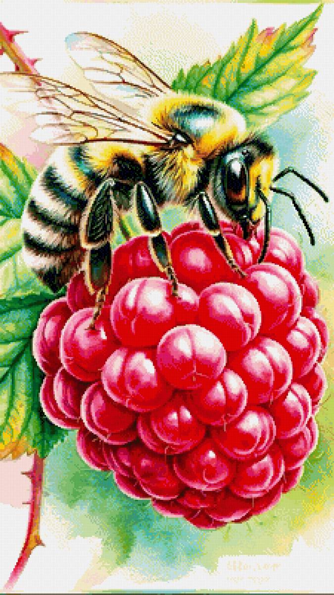 Пчелы - ягоды - предпросмотр