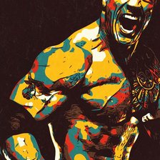 Схема вышивки «Скала. Спорт. Мотивация.»