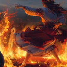 Схема вышивки «Русские праздники. Иван Купала.»