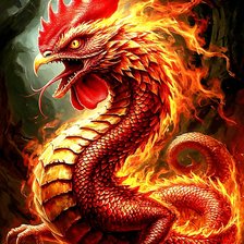 Схема вышивки «ВАСИЛИСК»