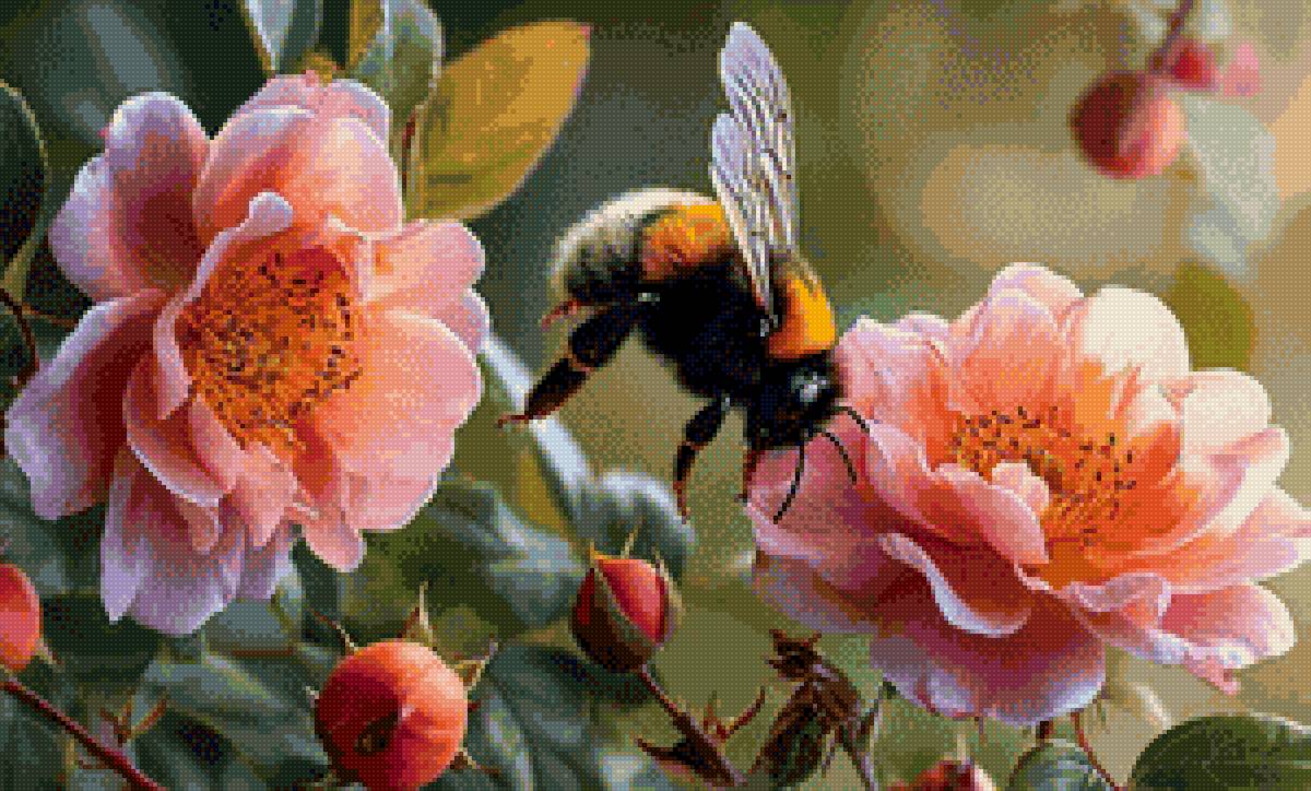 Пчёлка - пейзаж - предпросмотр