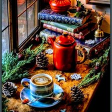 Схема вышивки «Вечер»