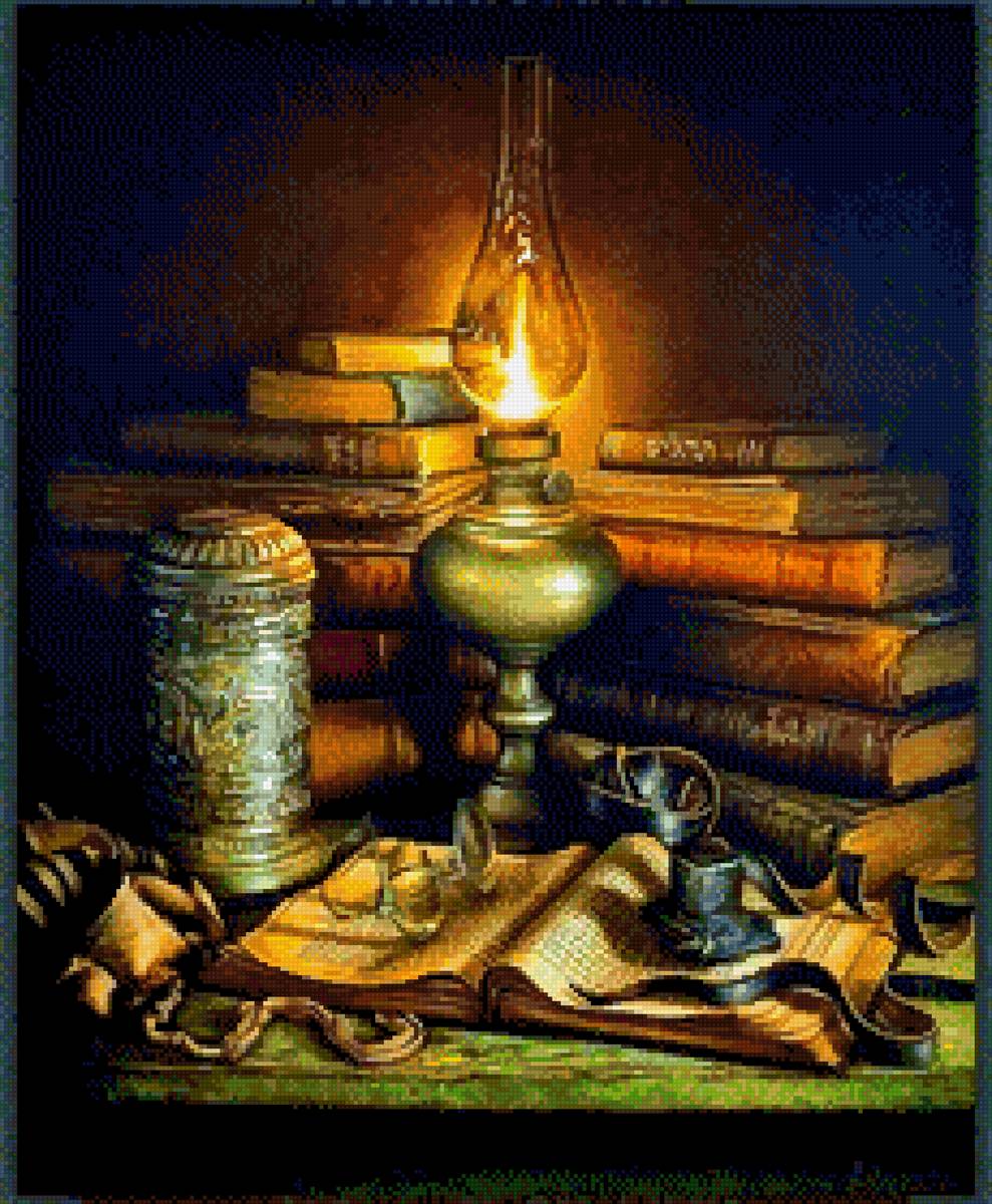 Вечер - лампа - предпросмотр