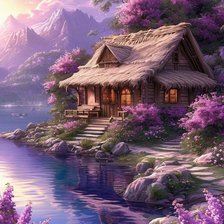 Схема вышивки «Мой тихий уголок»