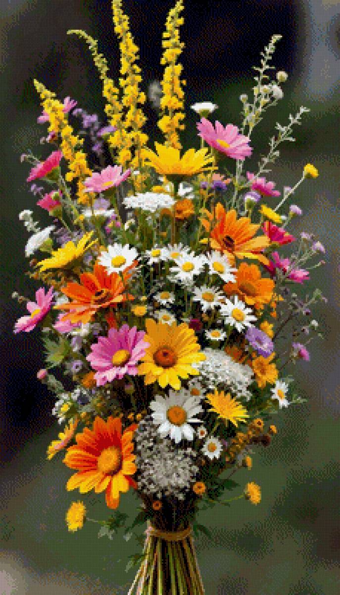 Полевые цветы - цветы - предпросмотр