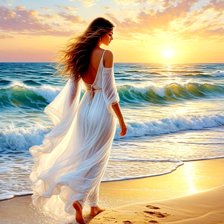 Схема вышивки «Встречая рассвет»