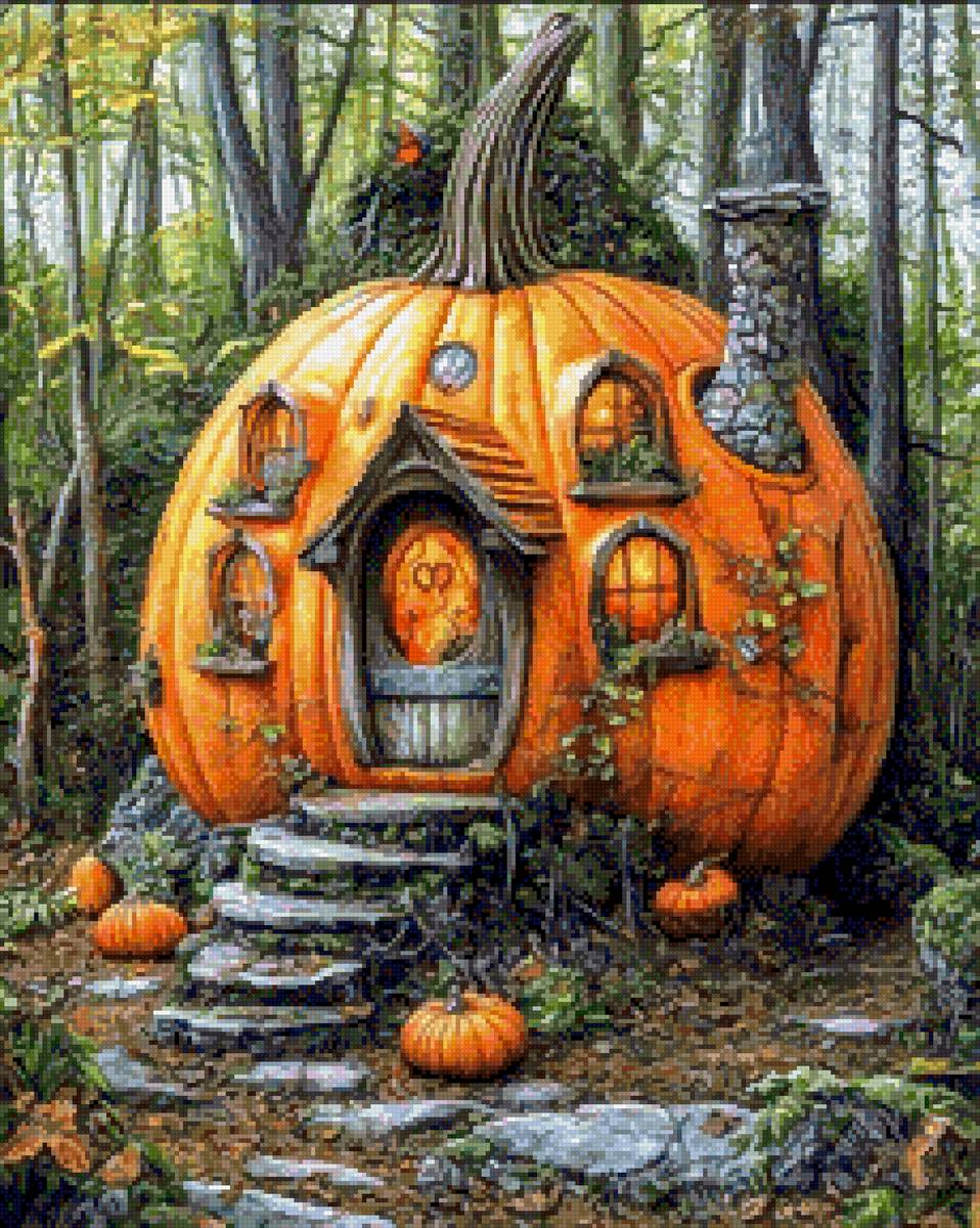 Тыква - дом - предпросмотр