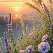 Схема вышивки «На закате»