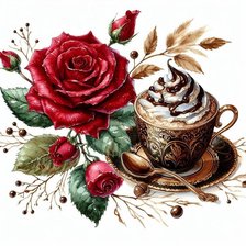 Схема вышивки «Моей любимой сладкоежке»