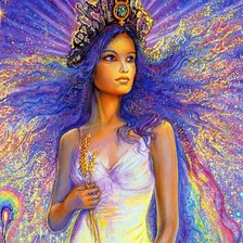 Схема вышивки «Звездная Богиня Астрея»