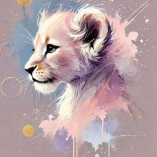 Схема вышивки «Львенок»