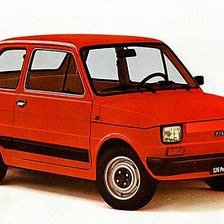 Схема вышивки «Fiat 126p»