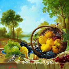 Схема вышивки «Натюрморт. Худ. Яна Мовчан»