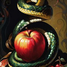 Схема вышивки «Запретный плод.»