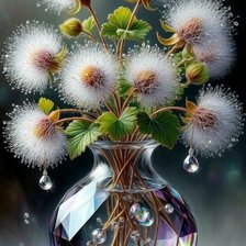 Схема вышивки «хрустальный пух»