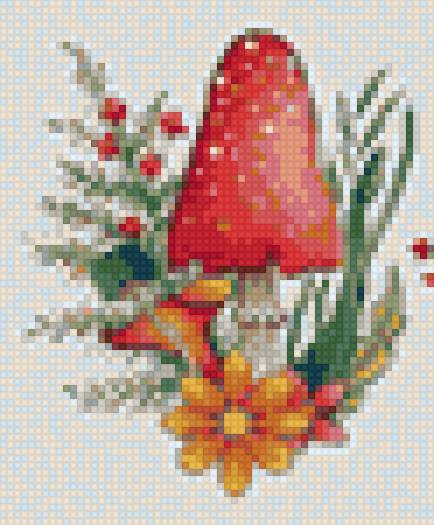 Красный мухомор - мухомор, радужные, грибочки, красный - предпросмотр