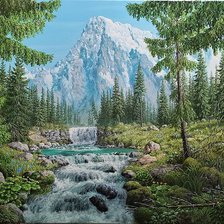 Схема вышивки «Природа»