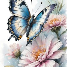 Схема вышивки «Бабочка»