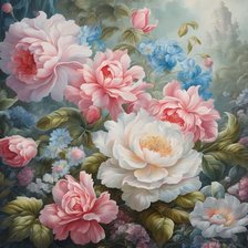 Схема вышивки «В саду»