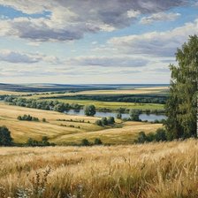 Схема вышивки «Российские просторы»