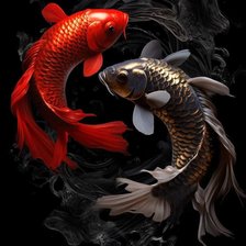 Схема вышивки «Рыбки»