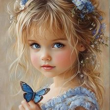 голубоглазая красота