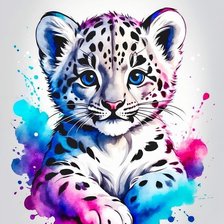 Схема вышивки «Барс»