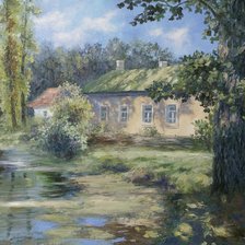 Схема вышивки «По Чеховским местам. Сергей Дорофеев»