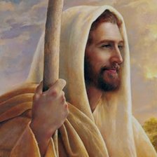 Схема вышивки «Cristo con cayado»