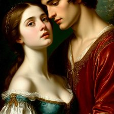 Схема вышивки «Ромео и Джульетта»