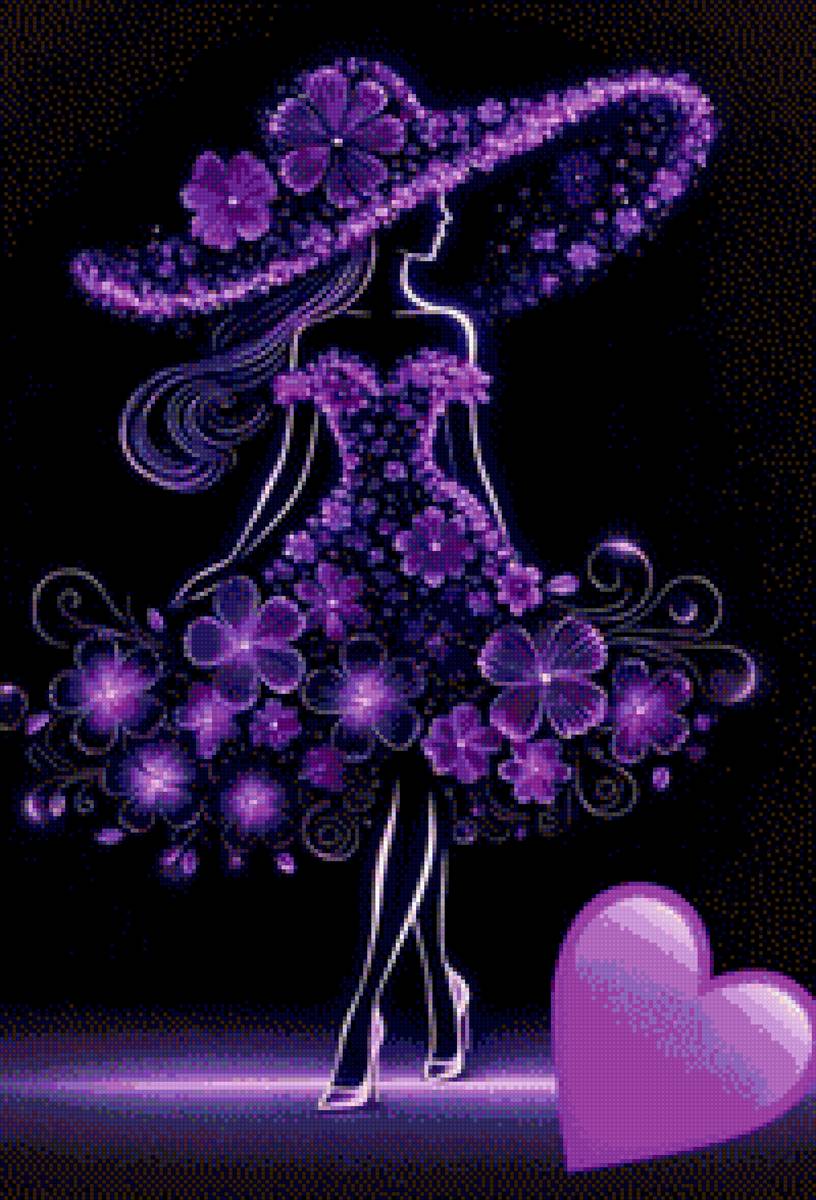 Mujer violeta - предпросмотр