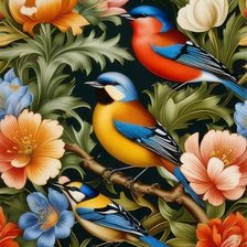 Схема вышивки «W. Morris»