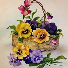 Схема вышивки «краски лета»