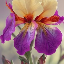 Схема вышивки «Ирис»