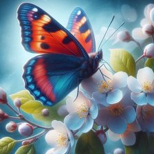 Схема вышивки «Бабочка»