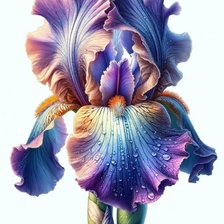 Схема вышивки «Ирис 1»