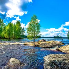 Схема вышивки «Вода»