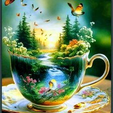 Схема вышивки «Кружка»