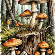 Схема вышивки «живопись»