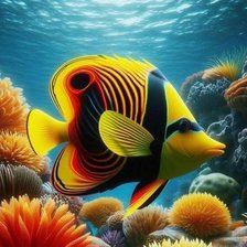 Схема вышивки «Красное море»