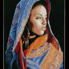 Схема вышивки «Африканка»