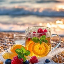 Схема вышивки «Фруктовый чай»