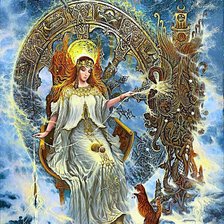 Схема вышивки «А. Угланов Макошь»