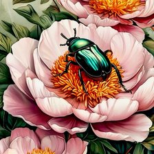 Схема вышивки «цветы»